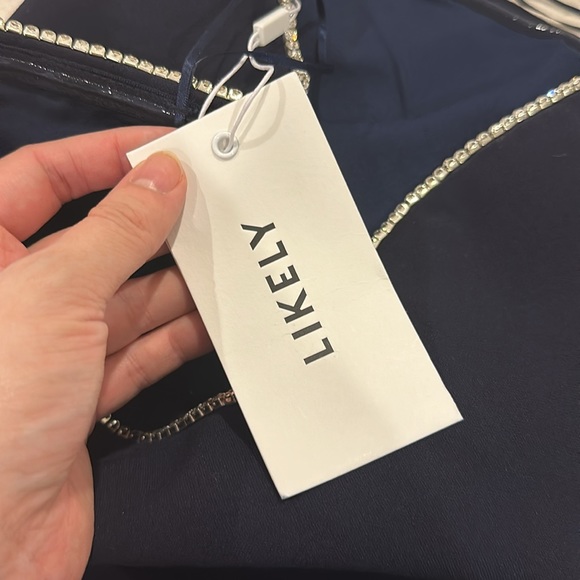 Likely SHANNON GOWN in Navy NWT Size 4 Dress - Picture 4 of 5